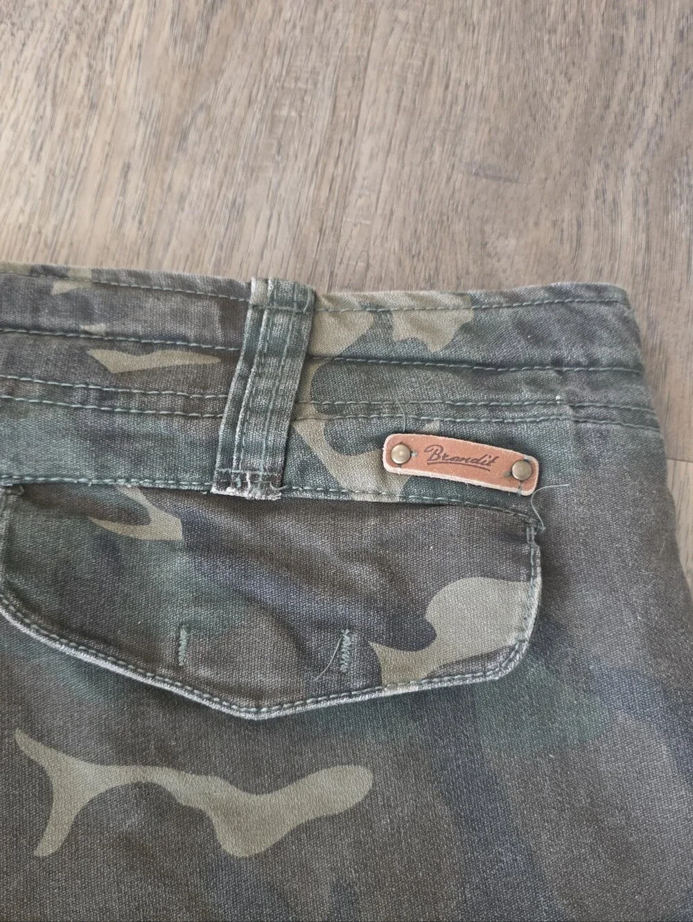 Mens Brandit Camo Cargo Shorts Size XXL